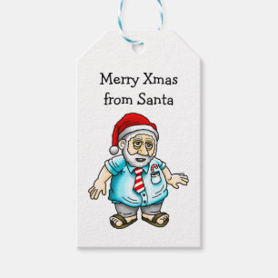 Merry Xmas from Santa Christmas Gift Tag