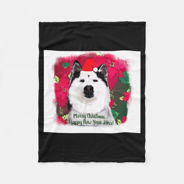 Merry Xmas Happy New Year Baby  Fleece Blanket (Front)