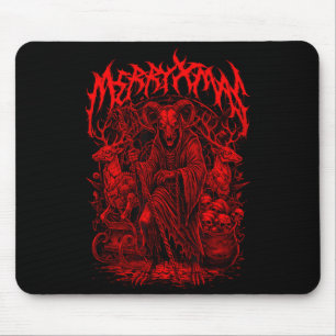 Merry Xmas Heavy Metal Band Parody Death Metal Vin Mouse Pad