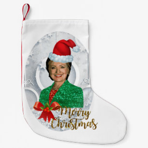 merry xmas Hillary clinton stocking