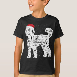 Merry Xmas Labradoodle Dog Christmas T-Shirt