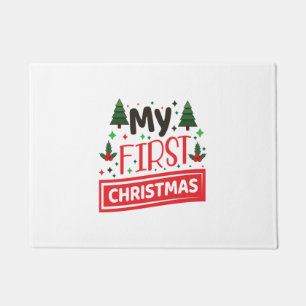 Merry Xmas My First Christmas Doormat