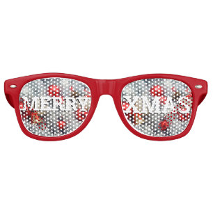 MERRY XMAS rétro Shades / Fun Party Lunettes de so