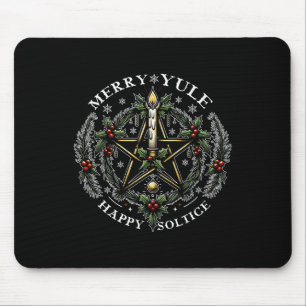 Merry Yule &amp; Happy Solstice  Mouse Pad