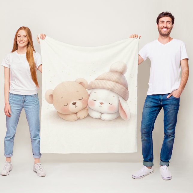 MerryMist Baby Dreams: Winter Blush – Ethereal Nur Fleece Blanket (Creator Uploaded)