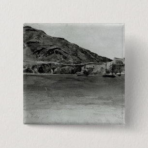 Mers El-Kebir, Algeria 2 Inch Square Button