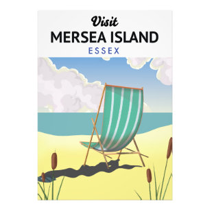 Mersia island Essex travel poster