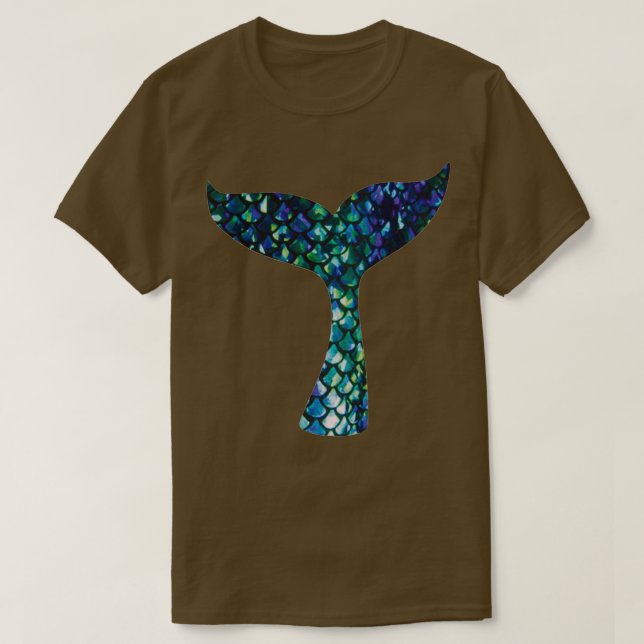 Mertail Mermaid tail T-Shirt (Design Front)