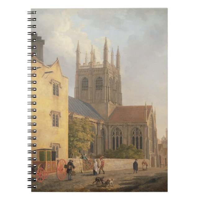 Merton College, Oxford, 1771 (oil on canvas) Notebook (Front)