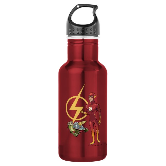 Merton & The Flash 532 Ml Water Bottle (Front)