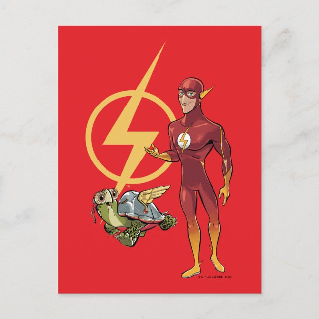 Merton & The Flash Postcard (Front)