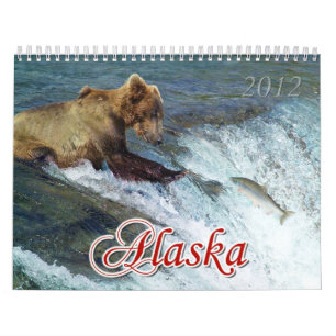 Merveilles de calendrier de l'Alaska 2012