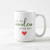 Merveilles de son amour Mug de Noël