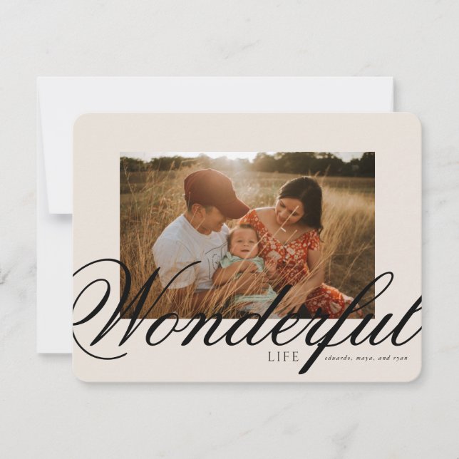 Merveilleux Carte photo de vacances (Devant)
