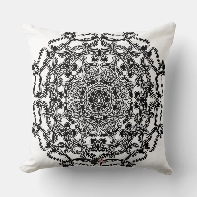 Merveilleux Coussin de Glyphe Octa (Recto)
