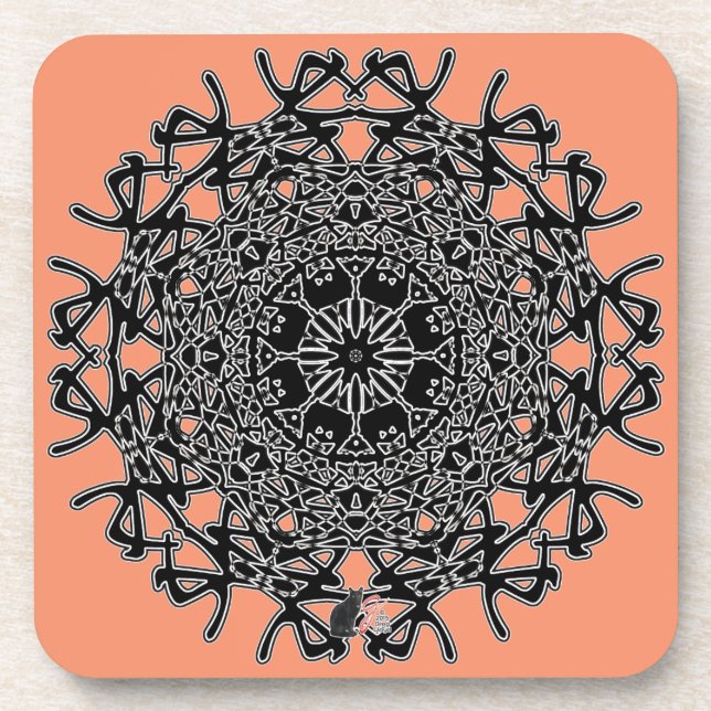 Merveilleux Dessous de verre Octa Glyph Dusk (Devant)