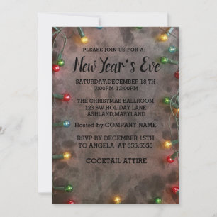 Merveilleux, Invitation de Nouvel An à Ampoules In