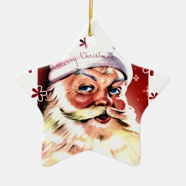 Mery Christmas Everyone_ Ceramic Ornament (Front)