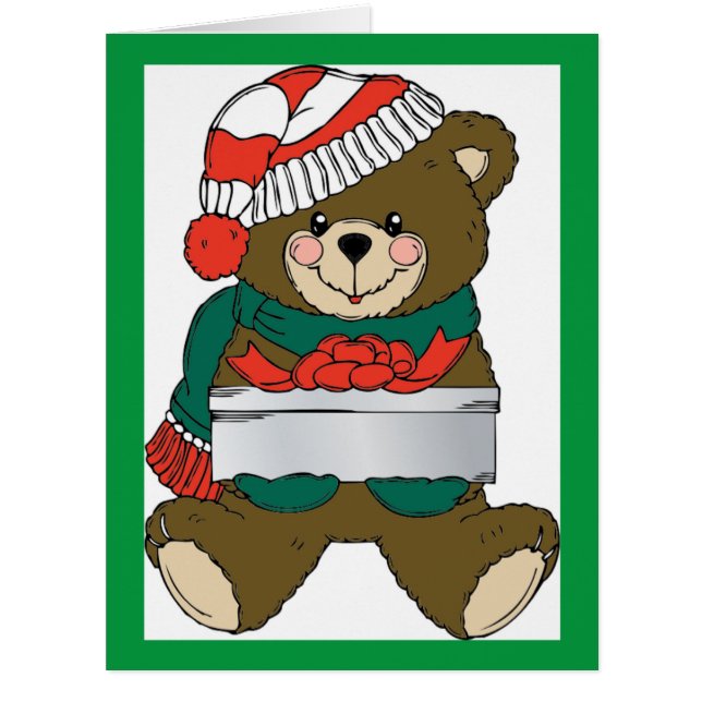 "MERY NOËL" TEDDDY BEAR (Devant)