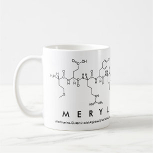 Meryl peptide name mug