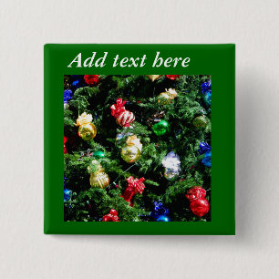 Meryy Christmas_ 2 Inch Square Button