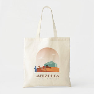 Merzouga city morocco Skyline Tote Bag