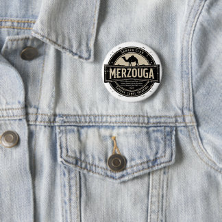 Merzouga Sahara Camel Ride Vintage Badge | Retro M 2 Inch Round Button