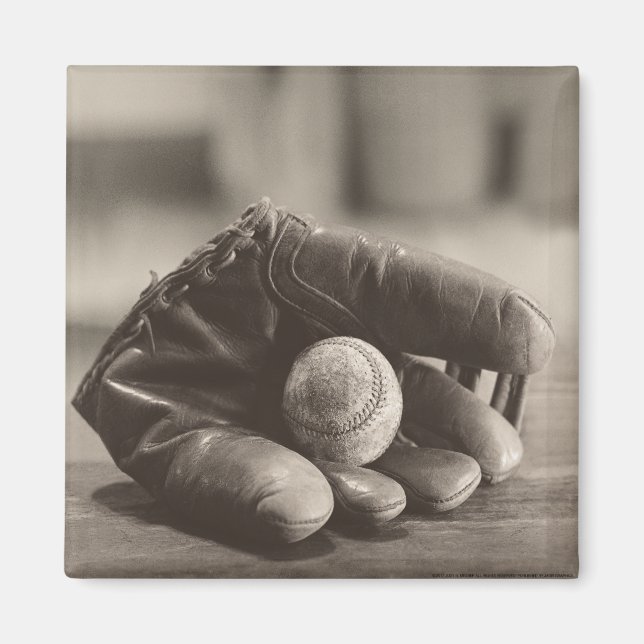 MES01BWD1 Ball in Mitt.tif Magnet (Front)