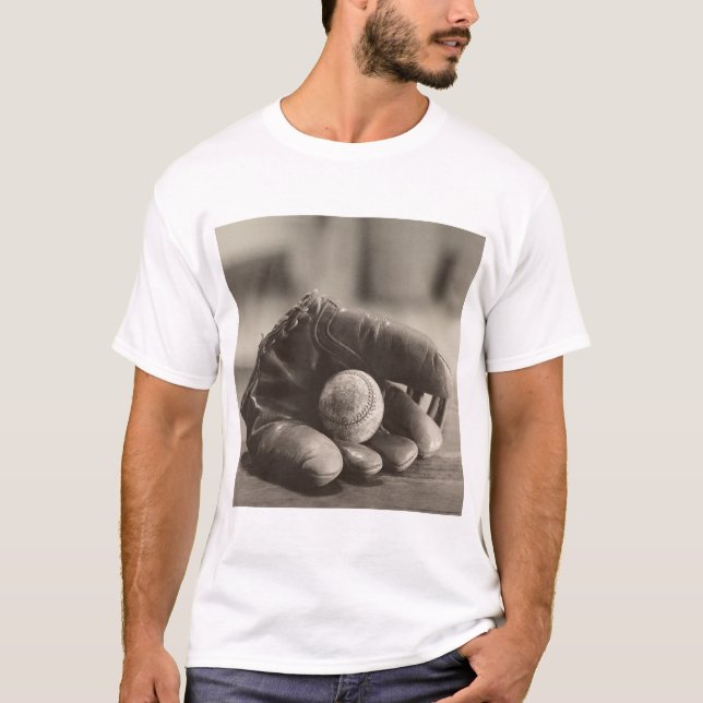 MES01BWD1 Ball in Mitt.tif T-Shirt (Front)