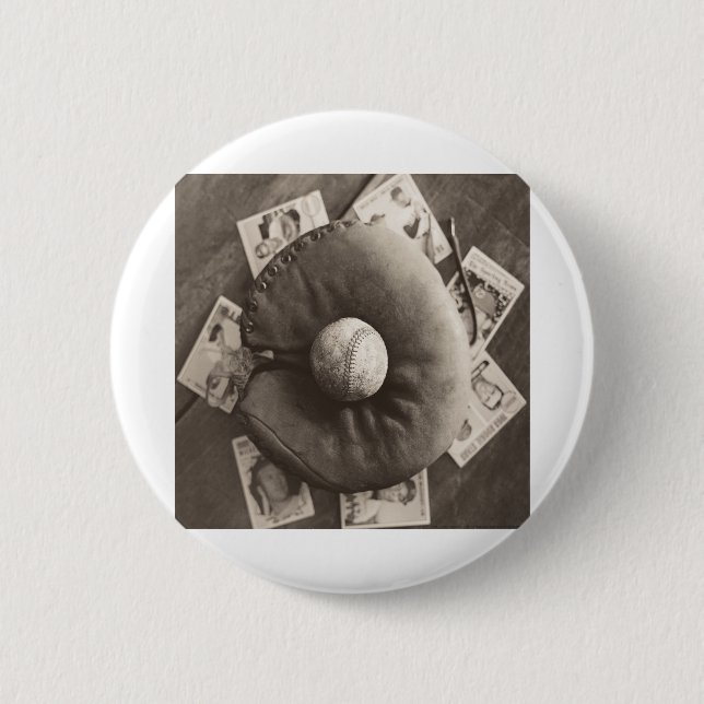 MES01BWD3 Baseball Cards.tif 2 Inch Round Button (Front)