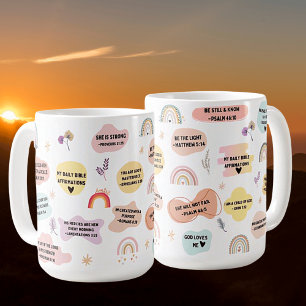 Mes Affirmations Bibliques quotidiennes Mug en cér