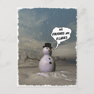 Mes amis sont Flakes Carte postale