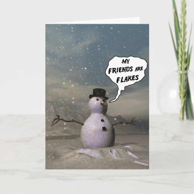 Mes amis sont la carte Flakes (Devant)