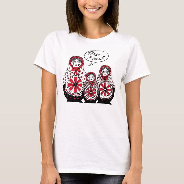Mes amis T-Shirt (Front)