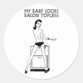 Mes Bébés Cooks Bacon Stickers