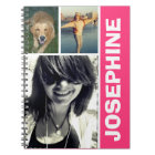 Mes favoris Hot rose photo collage journal