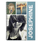 Mes favoris journal de collage photo bleu