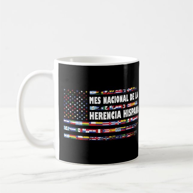Mes Nacional De La Herencia Hispana Coffee Mug (Left)