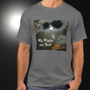 Mes nuits sont Pleine lune Night Shift T-Shirt
