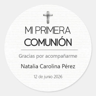 Mes Premières Communion Autocollants Étiquettes Es