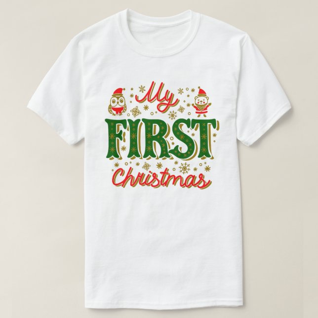 Mes premiers t-shirts de Noël (Design devant)