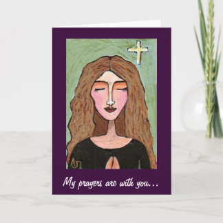 Mes prières sont avec vous... - carte