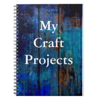 Mes projets de métier - bleu de carnet de