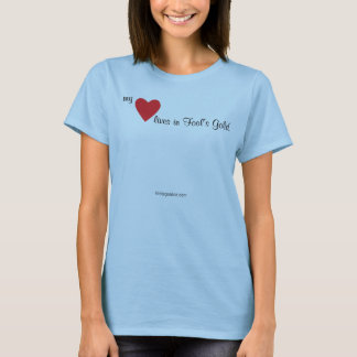 Mes vies de coeur dans le T-shirt de l'or de