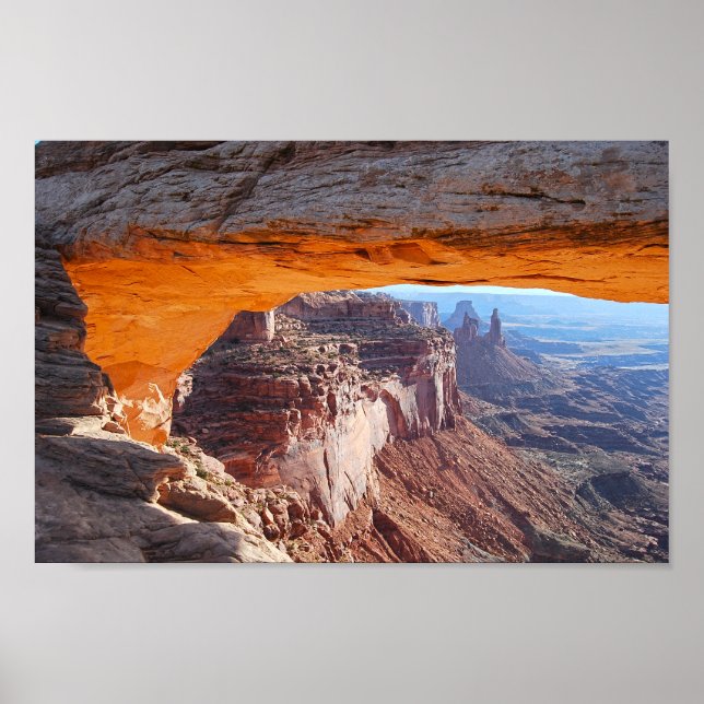 Mesa Arch à Sunrise, Utah Poster (Devant)