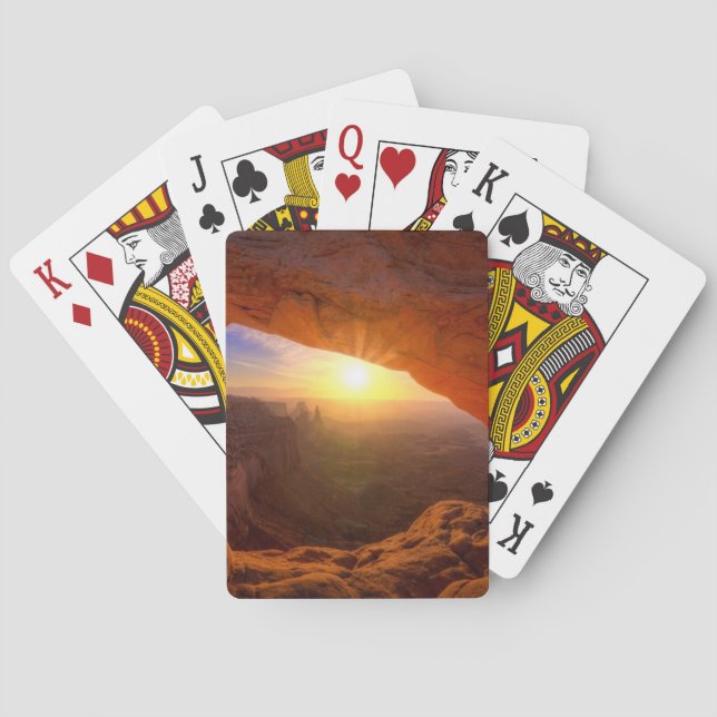 Mesa Arch, Canyonlands National Park Playing Cards (Back)