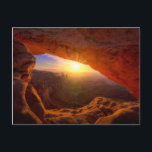 Mesa Arch, Canyonlands National Park Postcard<br><div class="desc">Iconic arching rock formation at dawn near Moab</div>
