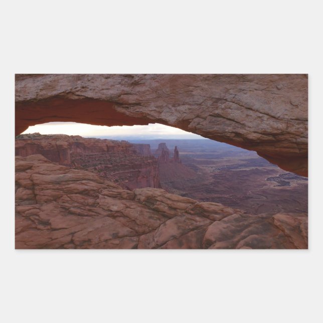Mesa Arch from Canyonlands National Park Sticker (Front)