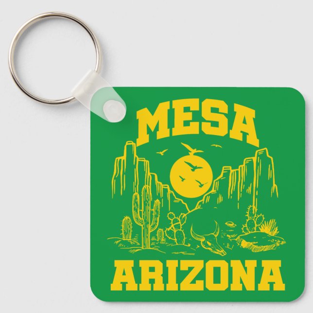 Mesa,Arizona Keychain (Front)