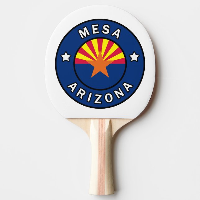 Mesa Arizona Ping Pong Paddle (Front)